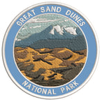 Explore Great Sand Dunes National Park 3.5" Embroidered Patch Iron Sew-on Explorer Series