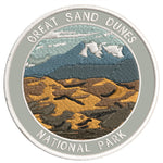 Explore Great Sand Dunes National Park 3.5" Embroidered Patch Iron Sew-on Explorer Series