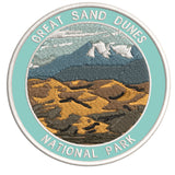 Explore Great Sand Dunes National Park 3.5" Embroidered Patch Iron Sew-on Explorer Series