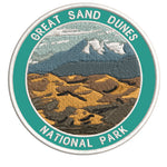 Explore Great Sand Dunes National Park 3.5" Embroidered Patch Iron Sew-on Explorer Series