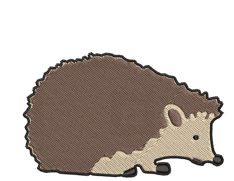 Hedgehog 4" Embroidered Iron or Sew-on Patch Explore National Park Explorer Series