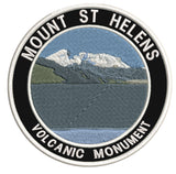 Explore Mount St. Helens Volcanic Monument 3.5" Embroidered Patch Iron Sew-on National Park Explorer Series