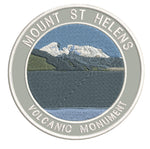 Explore Mount St. Helens Volcanic Monument 3.5" Embroidered Patch Iron Sew-on National Park Explorer Series