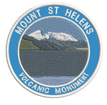 Explore Mount St. Helens Volcanic Monument 3.5" Embroidered Patch Iron Sew-on National Park Explorer Series