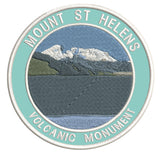 Explore Mount St. Helens Volcanic Monument 3.5" Embroidered Patch Iron Sew-on National Park Explorer Series