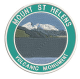 Explore Mount St. Helens Volcanic Monument 3.5" Embroidered Patch Iron Sew-on National Park Explorer Series