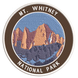 Explore Mount Whitney 3.5" Embroidered Iron or Sew-on Patch