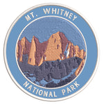 Explore Mount Whitney 3.5" Embroidered Iron or Sew-on Patch