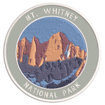 Explore Mount Whitney 3.5" Embroidered Iron or Sew-on Patch