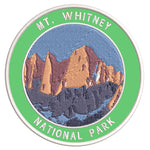 Explore Mount Whitney 3.5" Embroidered Iron or Sew-on Patch