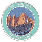 Explore Mount Whitney 3.5" Embroidered Iron or Sew-on Patch