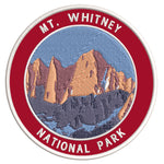 Explore Mount Whitney 3.5" Embroidered Iron or Sew-on Patch