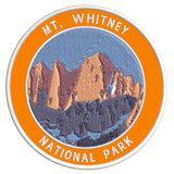 Explore Mount Whitney 3.5" Embroidered Iron or Sew-on Patch