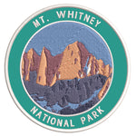 Explore Mount Whitney 3.5" Embroidered Iron or Sew-on Patch