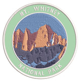 Explore Mount Whitney 3.5" Embroidered Iron or Sew-on Patch