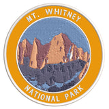 Explore Mount Whitney 3.5" Embroidered Iron or Sew-on Patch