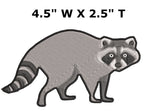 Raccoon 4.5" Embroidered Iron or Sew-on Patch Explore National Park Explorer Series