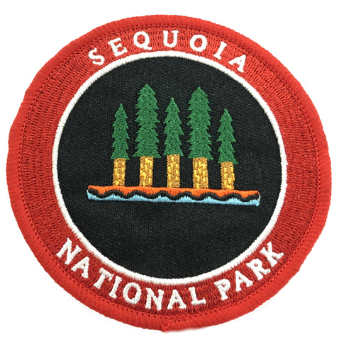 Explore Sequoia 3.5" Embroidered Iron or Sew-on Patch National Park Explorer Series