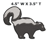 Skunk 4.5" Embroidered Iron or Sew-on Patch Explore National Park Explorer Series