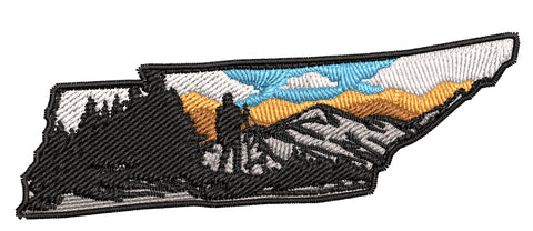 Explore Tennessee 4" Embroidered Iron or Sew-on Patch National Park Explorer Series