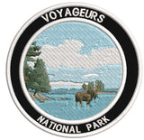 Explore Voyageurs National Park 3.5" Embroidered Patch Iron Sew-on Explorer Series