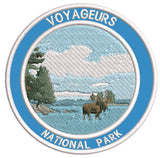 Explore Voyageurs National Park 3.5" Embroidered Patch Iron Sew-on Explorer Series