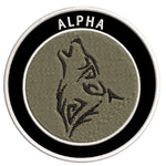 Alpha Wolf Dog 3.5" Embroidered Patch Iron or Sew-on Explorer Series