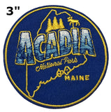 Acadia National Park Embroidered Iron-on or Sew-on Patch