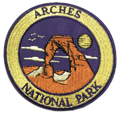 Arches National Park 3" Embroidered Iron-on or Sew-on Patch