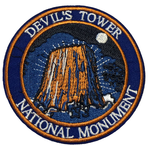 Devil's Tower National Monument Embroidered Iron-on or Sew-on Patch