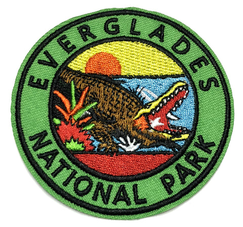 Everglades National Park Embroidered Iron-on or Sew-on Patch
