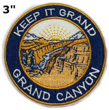 Keep It Grand Embroidered Iron-on or Sew-on Patch