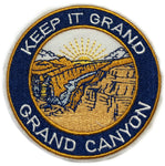 Keep It Grand Embroidered Iron-on or Sew-on Patch