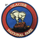 Glacier National Park 3" Embroidered Iron-on or Sew-on Patch