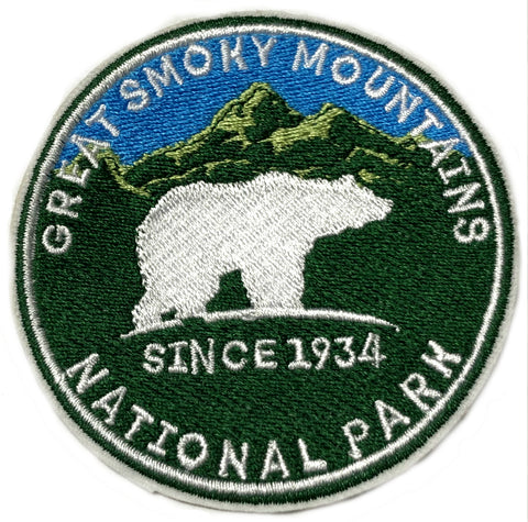 Great Smoky Mountains Embroidered Iron-on or Sew-on Patch