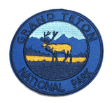 Grand Teton National Park Embroidered Iron-on or Sew-on Patch