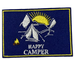 Happy Camper Embroidered Iron-on or Sew-on Patch