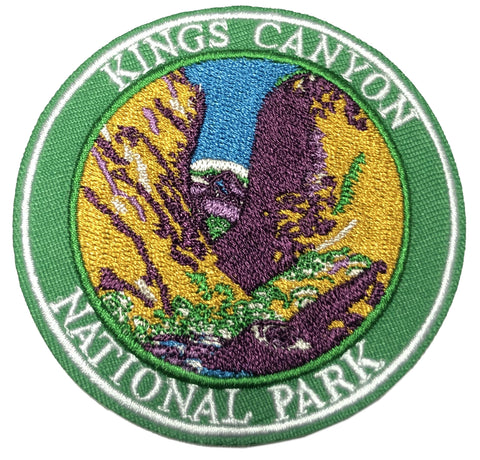 King's Canyon National Park Embroidered Iron-on or Sew-on Patch