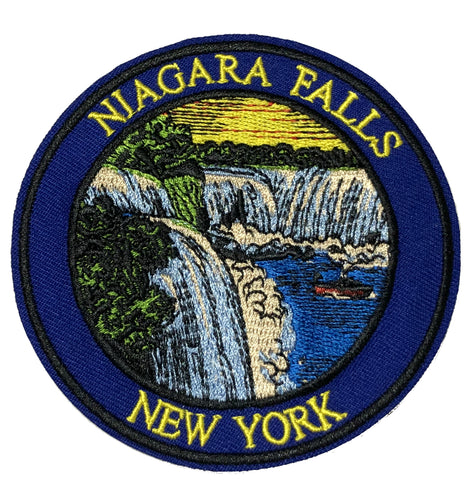 Niagara Falls New York Embroidered Iron-on or Sew-on Patch
