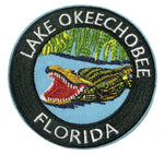 Lake Okeechobee Florida Embroidered Iron-on or Sew-on Patch