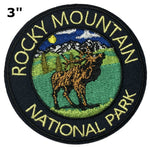 Rocky Mountain National Park Embroidered Iron-on or Sew-on Patch