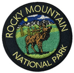 Rocky Mountain National Park Embroidered Iron-on or Sew-on Patch