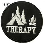 THERAPY 3.5" Embroidered Patch Iron or Sew-on National Park Explorer Series Badge