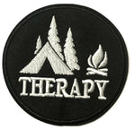 THERAPY 3.5" Embroidered Patch Iron or Sew-on National Park Explorer Series Badge