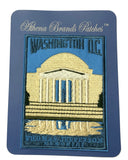 Thomas Jefferson Memorial 4" Embroidered Iron-on or Sew-on Patch