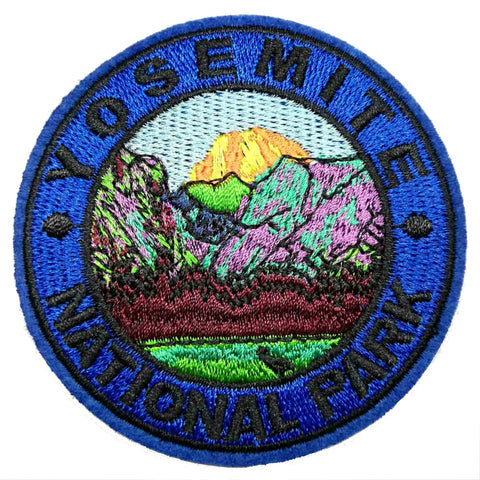 Yosemite National Park Embroidered Iron-on or Sew-on Patch