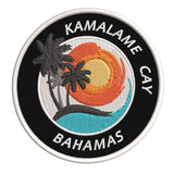 Kamalame Cay Bahamas 3.5" Embroidered Iron or Sew-on Patch