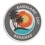 Kamalame Cay Bahamas 3.5" Embroidered Iron or Sew-on Patch