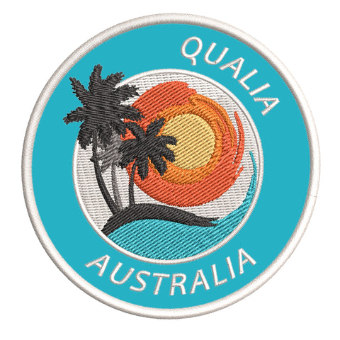 Qualia Australia 3.5" Embroidered Iron or Sew-on Patch