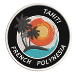 Tahiti French Polynesia 3.5" Embroidered Iron or Sew-on Patch